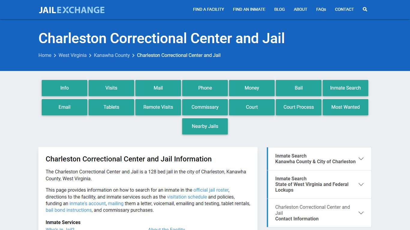 Charleston Correctional Center and Jail - Jail Exchange